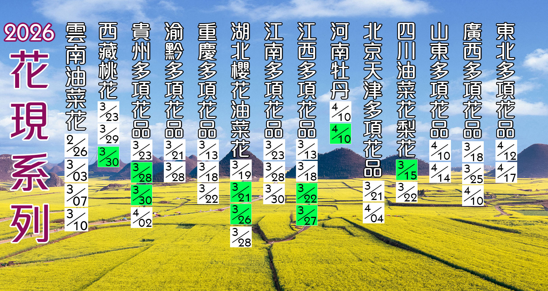 2026花現系列登場